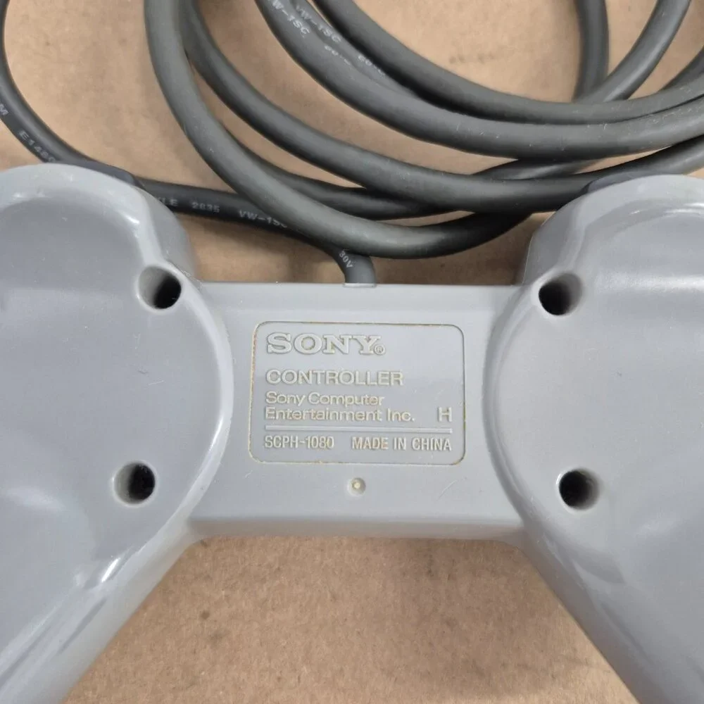 Sony PlayStation Controller OEM Official PS1 SCPH-1080 Original Gray